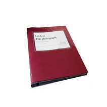 비비드 포토앨범 화이트접착식, Dark Red, 25매