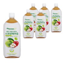 파모빗 사과 양배추 100 NFC 저온착즙, 1000ml, 6개