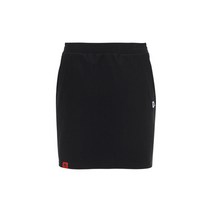 헤지스골프 더블플레그 코듀로이 밴딩 스커트 HWSK0D001BK