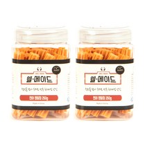 웰메이드 강아지 덴탈껌 250g, 연어, 2개