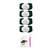모스 스티치 네키 머플러 DIY 패키지 + 코바늘 랜덤발송, 1세트, 213 베이비민트