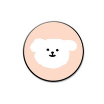 아울러마켓 무광 그립톡, 솜뭉이 강아지, 1개