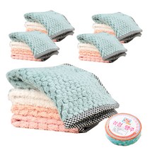 MEO 체크고리 요술행주 20p + 점점행주, 1세트