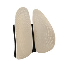 코쿼드 차량용 허리 디스크 요추 등받이 쿠션, 베이지