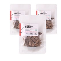 아이조움 강아지 동결건조 간식, 말고기, 3개