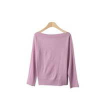 디디지 여성용 뮬르니 보트넥 니트 NT2725K0C