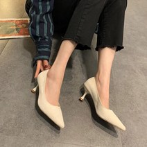 TCR 줄리엣 스웨이드 뾰족 하이힐
