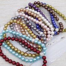 마켓감성 진주 마그네틱 커튼걸이 스트랩 2p 세트, 랜덤발송, 1세트