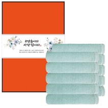 송월타월 심플 컬러 무지 세면 130g 30수 면사 + 케이스 랜덤발송 + 칠순 팔순 답례 띠지 D 500 x 70 mm 세트, 연두, 10세트