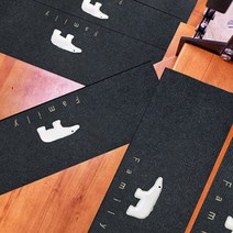 시온넷 계단 논슬립 미끄럼방지패드 야광 곰 네이비, 5개