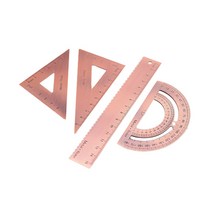 제이씨피 모던스타일 메탈룰러 세트, 로즈골드, 1세트