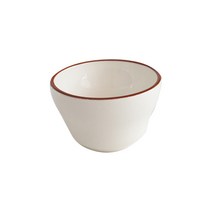 뉴욕 시라쿠스 라인 플레이트 라인 시리얼볼, 브라운, 1개