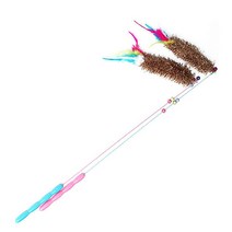 펫모닝 캣댄싱 롱테일 낚시대 고양이 장난감, 랜덤발송, 3개