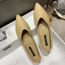 TCR 레이디 뾰족 플랫슈즈