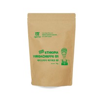 1킬로커피 싱글오리진 에티오피아 예가체프 G1, 홀빈(분쇄안함), 1kg