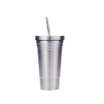 그랏토 스트롱 이중 스테인리스 보냉 콜드컵, 실버, 500ml