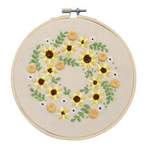 키밍 프랑스 자수 패키지, 1세트, 베이지