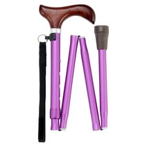 마키테크코리아 접이식 컬러 스몰핸드 지팡이 FS-10MG, 보라, 1개