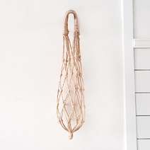오늘의공간 감성 양파망 네트백 마크라메 화분걸이 소형, 1개