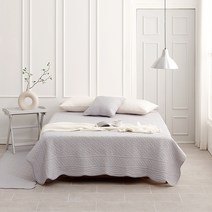 모던 순면 워싱 러그 스프레드