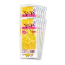 후디스 여성용 엠보싱 장갑 하계용, 노랑, 10개