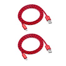 코쿼드 고속충전 롱케이블 USB Micro5핀 2p, 3m, 레드