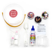 히야가게 스위트디저트 슬라임 DIY 세트, 1세트, 혼합색상