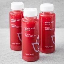 올가니카 원더베리 과채주스, 190ml, 3개