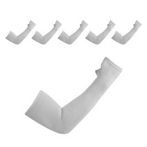 손등 커버형 쿨 토시 양쪽 3p, 그레이