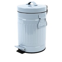 기프트캔 무소음 칼라 폐달 댐퍼기능 휴지통 8L, 블루, 1개