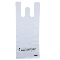 생분해 손잡이 비닐봉투 대, 100개, 10L
