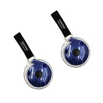 제이라이프 컴바인 휴대용 롤업 장바구니, 블루, 2개