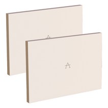 감성 미색 노트, A, 2개