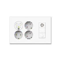 원하 Ti1 배선기구 통신 콘센트 대기3구 + CATV 1방 + RJ45 1구, 1개