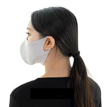 케어플러스 도전사 골프 마스크, 그레이