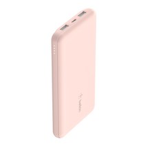 벨킨 부스트업 15W 고속 충전 보조배터리 3포트 10000mAh, BPB011btRG, 로즈골드