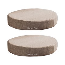 마켓플랜 고밀도 스펀지 방석 원형 8cm 2p