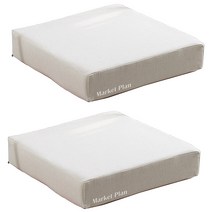 마켓플랜 고밀도 스펀지 방석 사각 5cm 2p