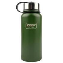 KEEP 스텐 스포츠 보틀 보온병, 그린, 800ml