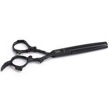 펫트롱 반려동물 해골 손잡이 숱가위 16cm, 1개
