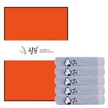 송월타월 스누피 베이직 타월 10p + 케이스 10p + 칠순 팔순 띠지 A타입 500 x 70 mm 10p 세트, 연회색(타월), 랜덤발송(케이스), 1세트