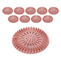 디지티 화장실 하수도 필터 싱크대 거름망 핑크 13cm, 10개, 1개입