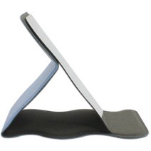 디지티 휴대용 물결 모양 테이블 거울 109 x 70 mm, 블루