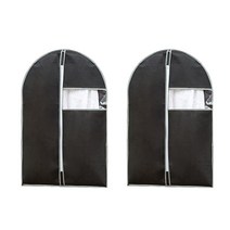 스타 3색 의류 커버 더스트 백 블랙 60 x 130 cm, 2개, 1개입