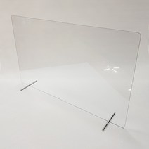 피노마켓 비말차단용 아크릴 볼트형 투명 가림막 중형 80 x 50 cm