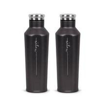 노마드 저스트 릴렉스 보틀 텀블러 2p, 블랙, 350ml