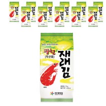 광천김 새우표 프리미엄 재래 식탁김, 12개, 15g