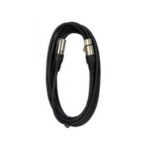 뮤즈랩 마이크 케이블 1.5m, MFM, 블랙