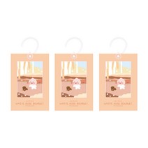 카카오 에이프릴 샤워 종이 샤쉐 숲속 어피치 화이트 로즈부케, 13g, 3개