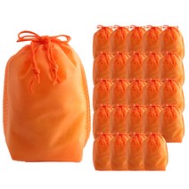 부직포 복주머니 더스트백 22 x 32 cm 25p, 오렌지, 1개